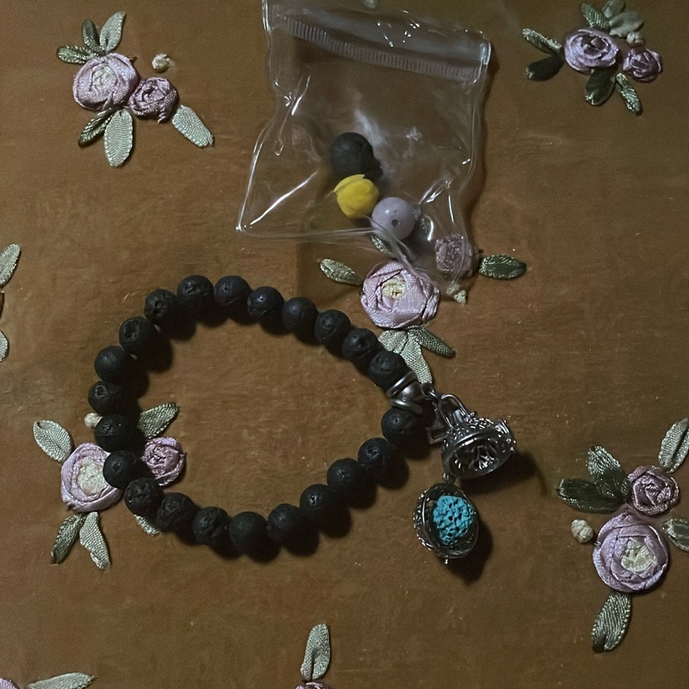 Lava rock bracelet